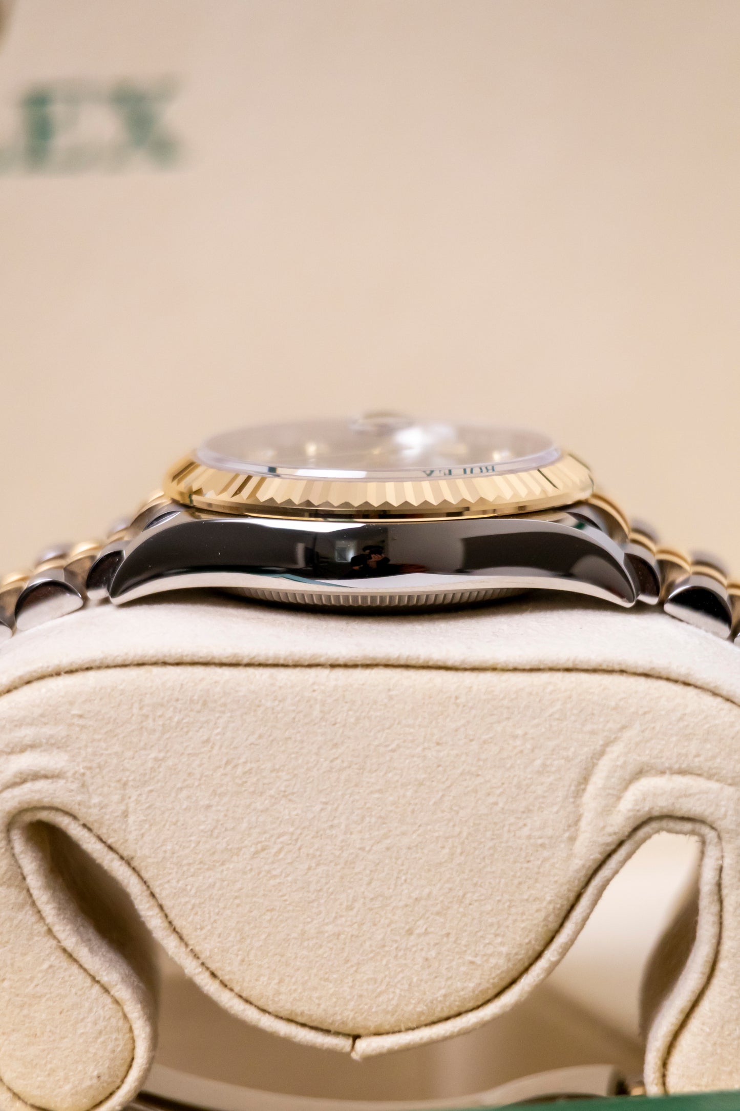 Rolex Datejust 31mm Two Tones YG Olive dial Reference 278273