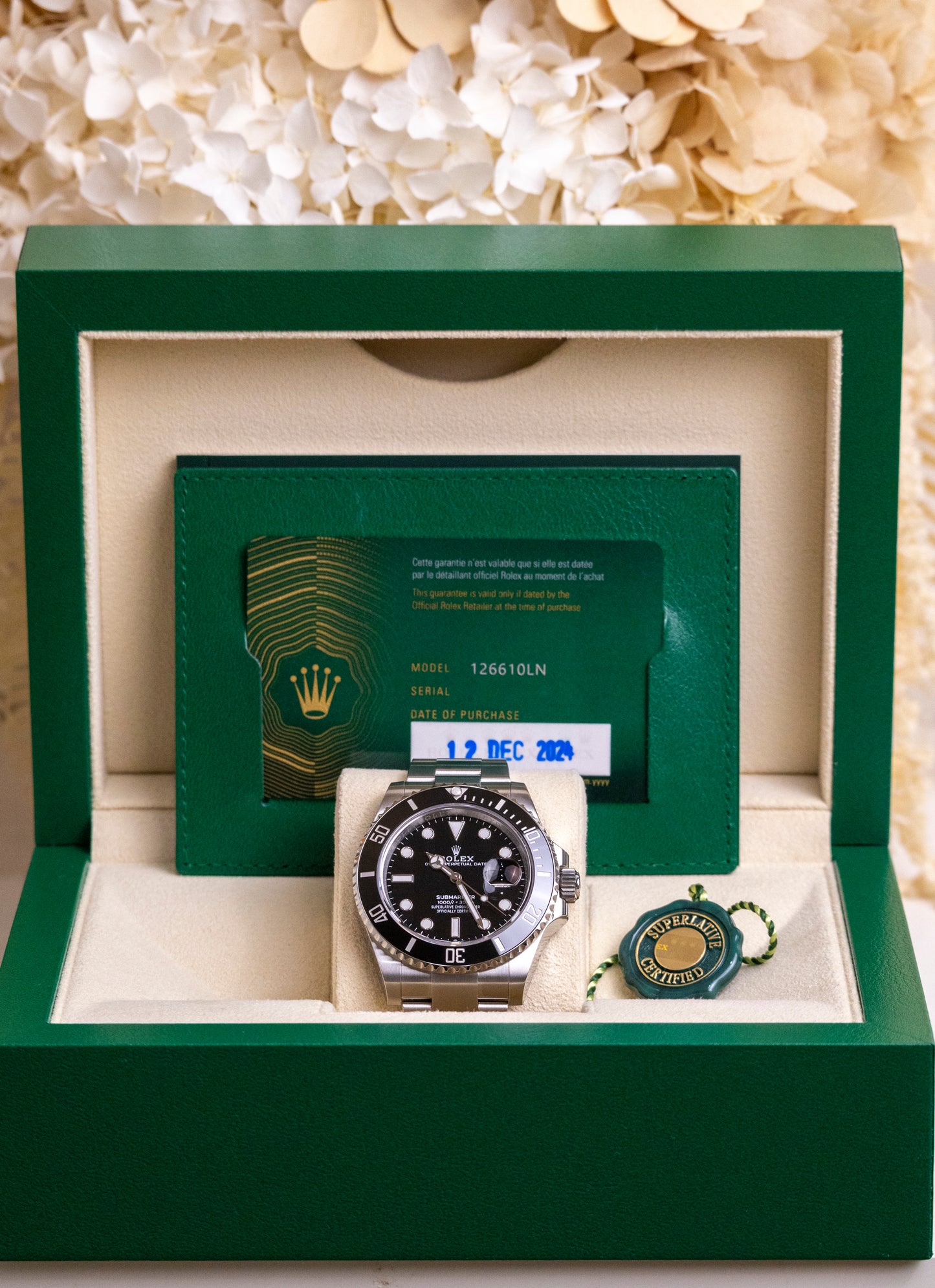 2024 Rolex Submariner Date 41mm Reference 126610LN