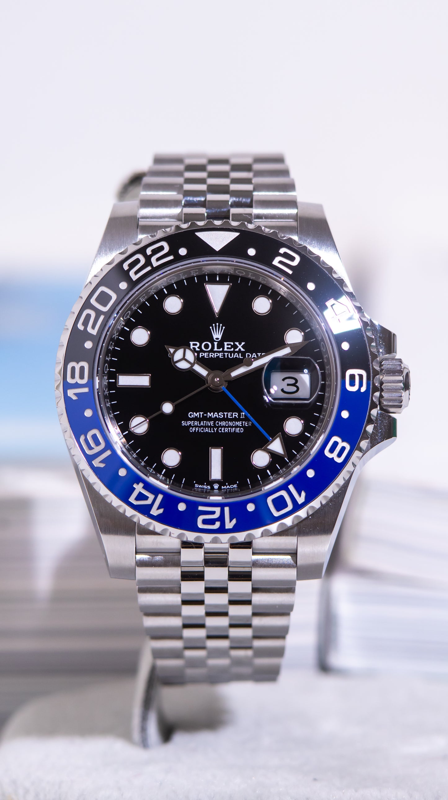 Rolex GMT Master II Batgirl Reference 126710BLNR
