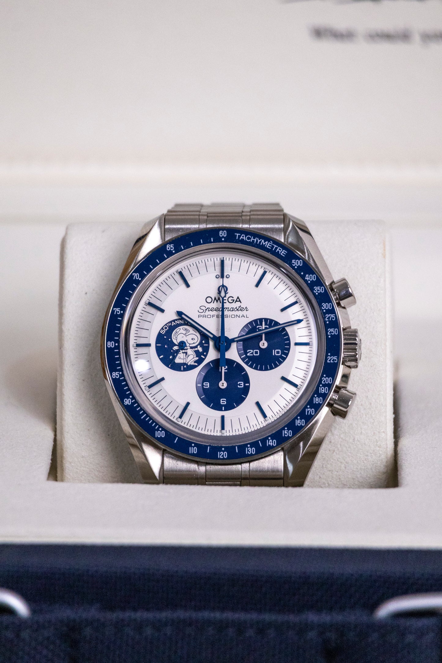 2022 Omega Speedmaster Moonwatch “Snoopy” 50th Anniversary Reference 310.32.42.50.02.001
