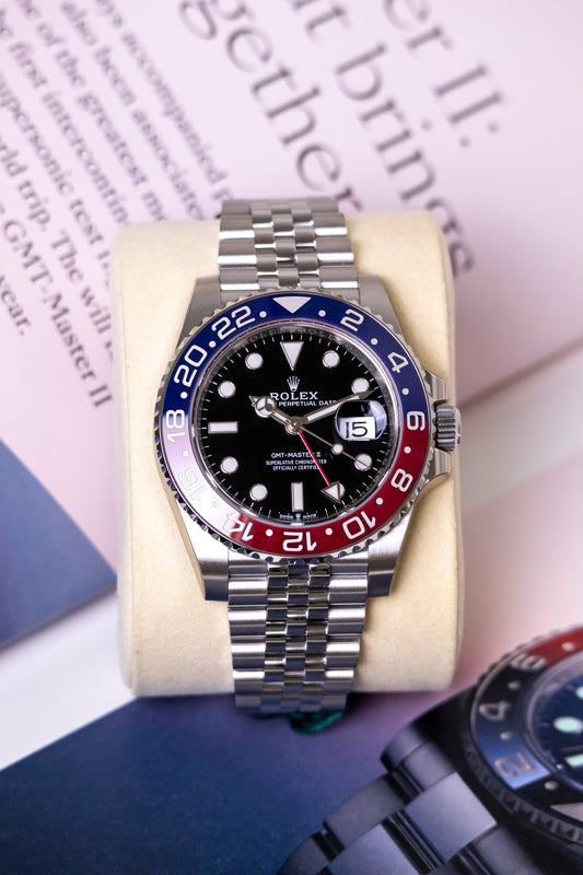 Rolex GMT Master II Pepsi Jubilee Reference 126710BLRO