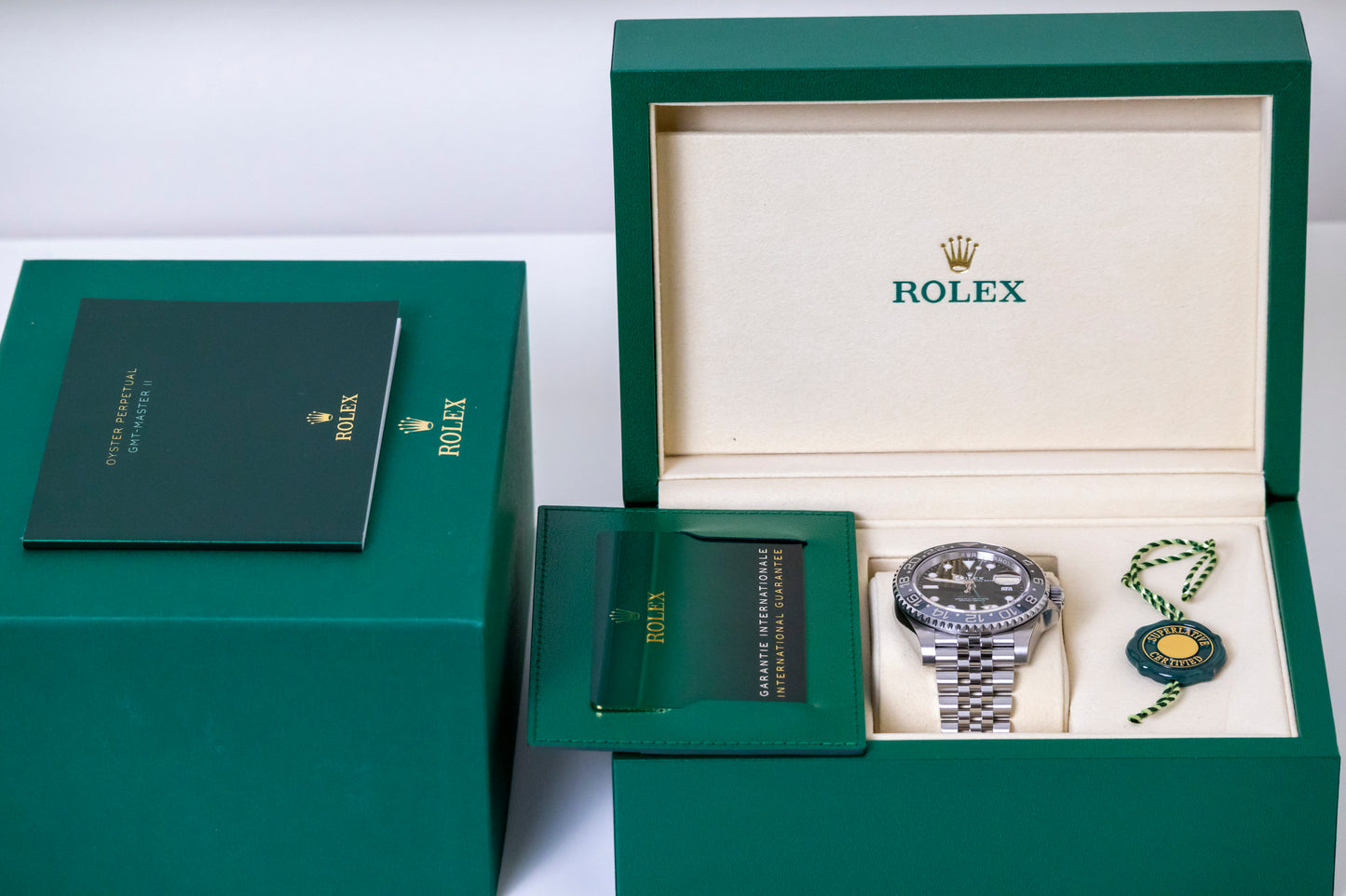 Rolex GMT Master II Bruce Wayne Reference 126710GRNR