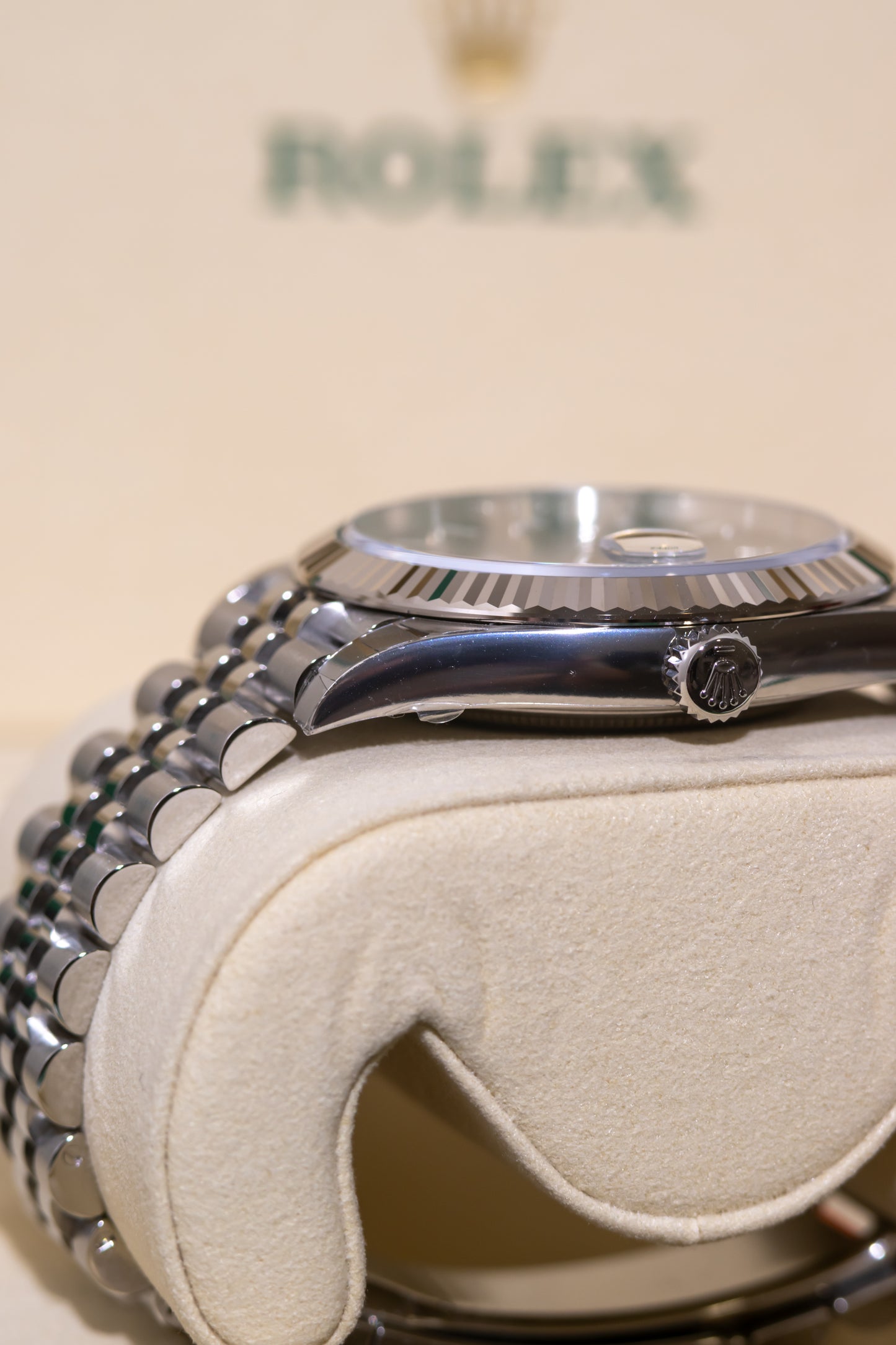Rolex Datejust 41mm Mint Green Fluted Jubilee Reference 126334