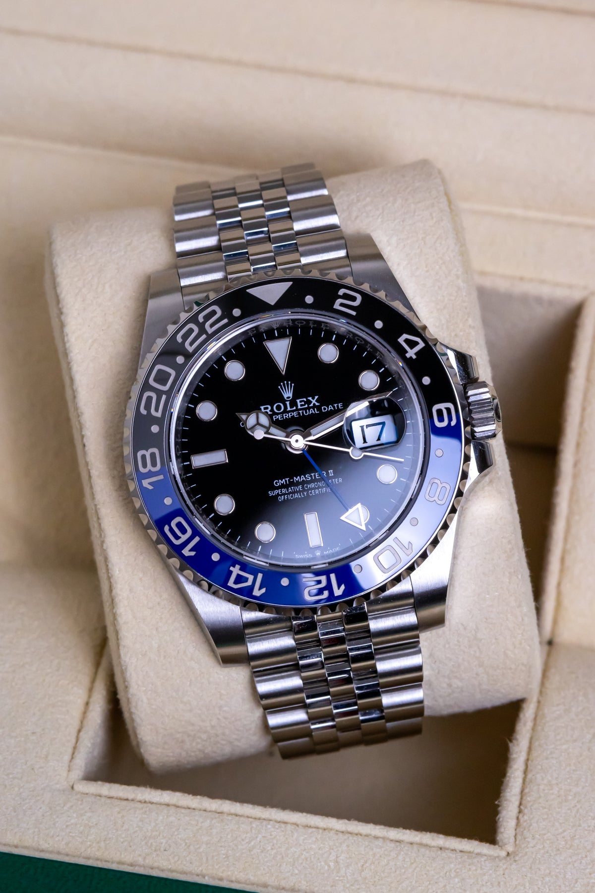 Rolex GMT Master II Batgirl Reference 126710BLNR