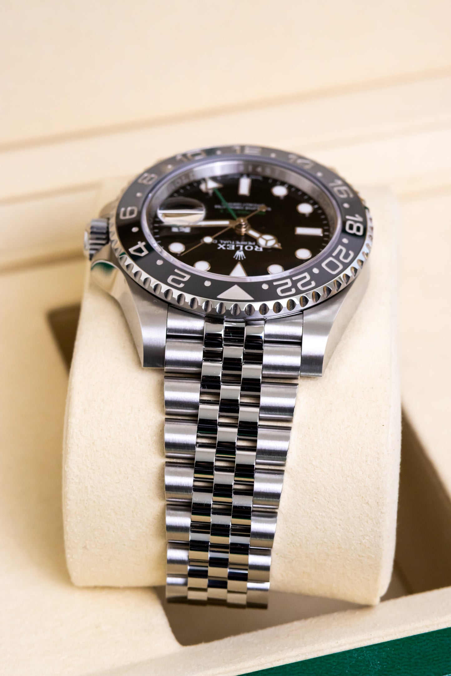 Rolex GMT Master II Bruce Wayne Jubilee Reference 126710GRNR