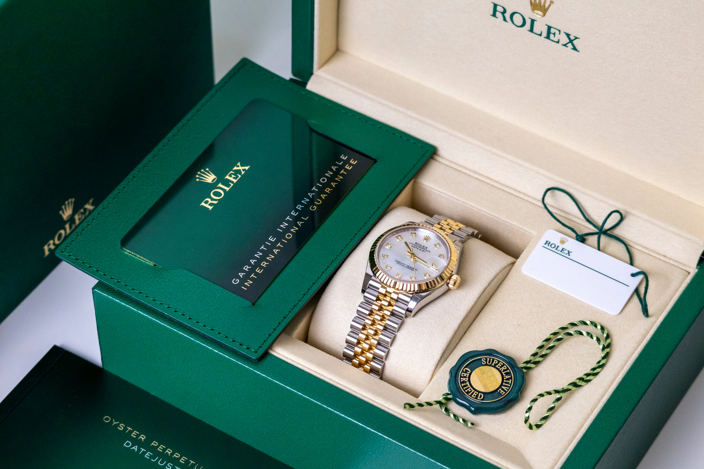 Rolex Datejust 31mm Two Tones YG MOP dial Reference 278273