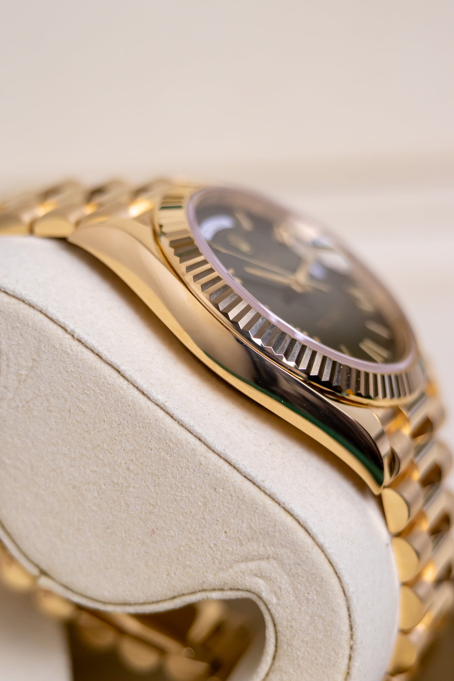 Rolex Day Date YG Ombre Green 40mm Reference 228238