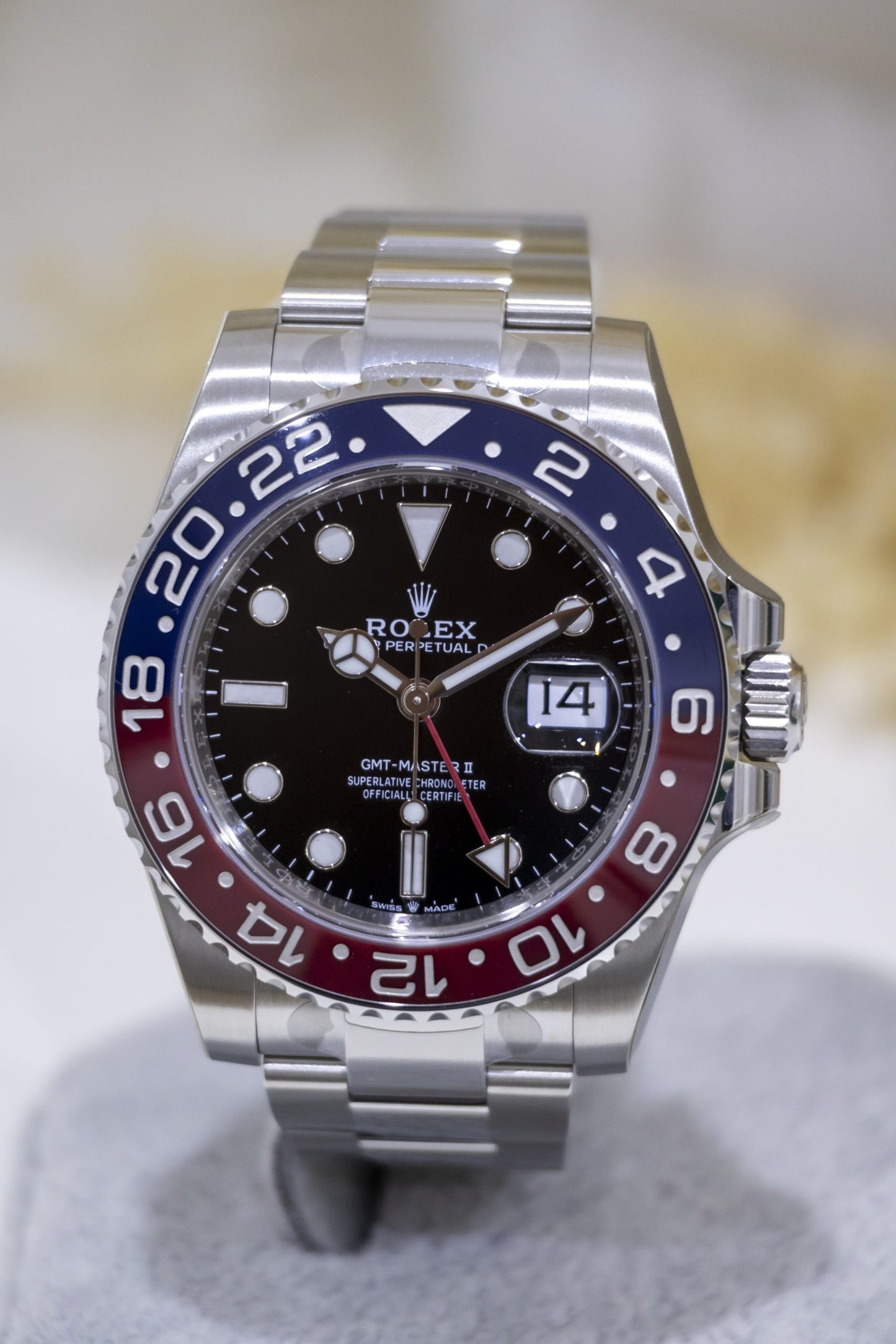 2024 Rolex GMT Master II “Pepsi” Oyster Reference 126710BLRO