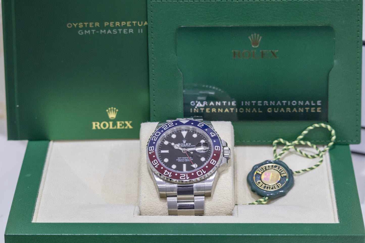 2024 Rolex GMT Master II “Pepsi” Oyster Reference 126710BLRO