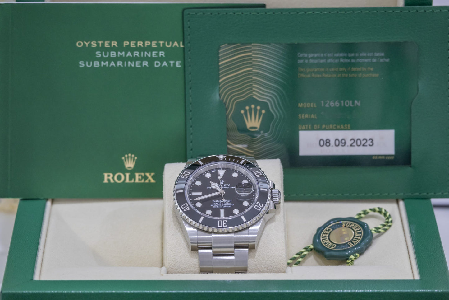 2023 Rolex Submariner Date 41mm Reference 126610LN