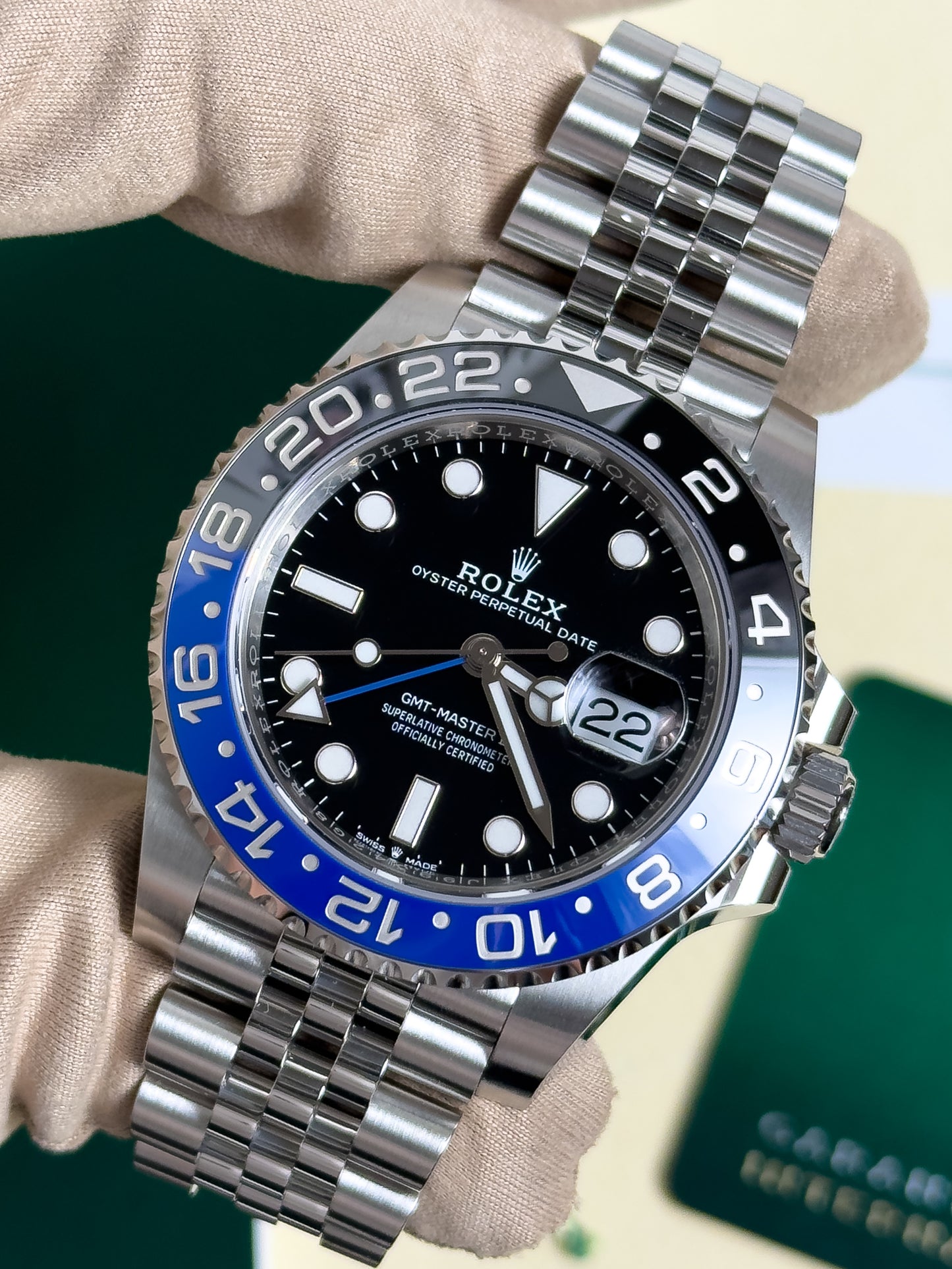 2023 Rolex GMT Master II “Batgirl” Reference 126710BLNR