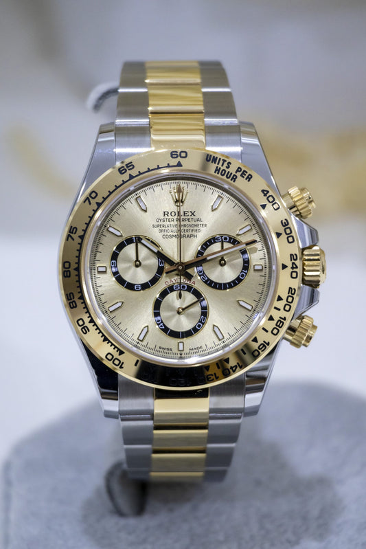 2024 Rolex Daytona Two Tone YG Champagne dial Reference 126503