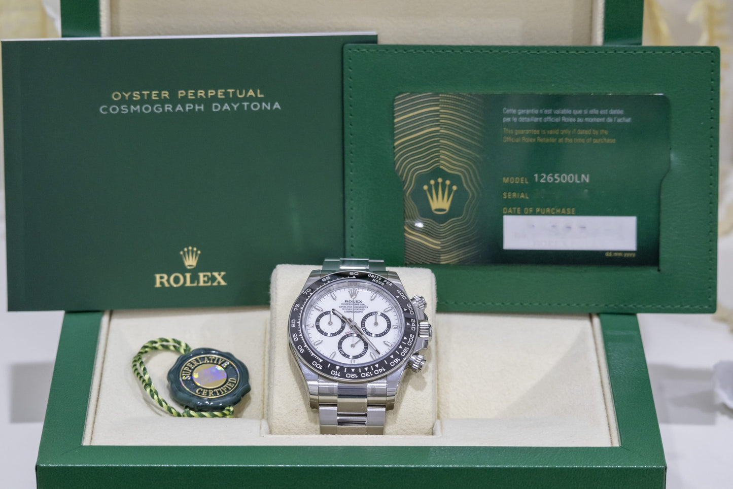 2024 Rolex Cosmograph Daytona “Panda” Reference 126500LN