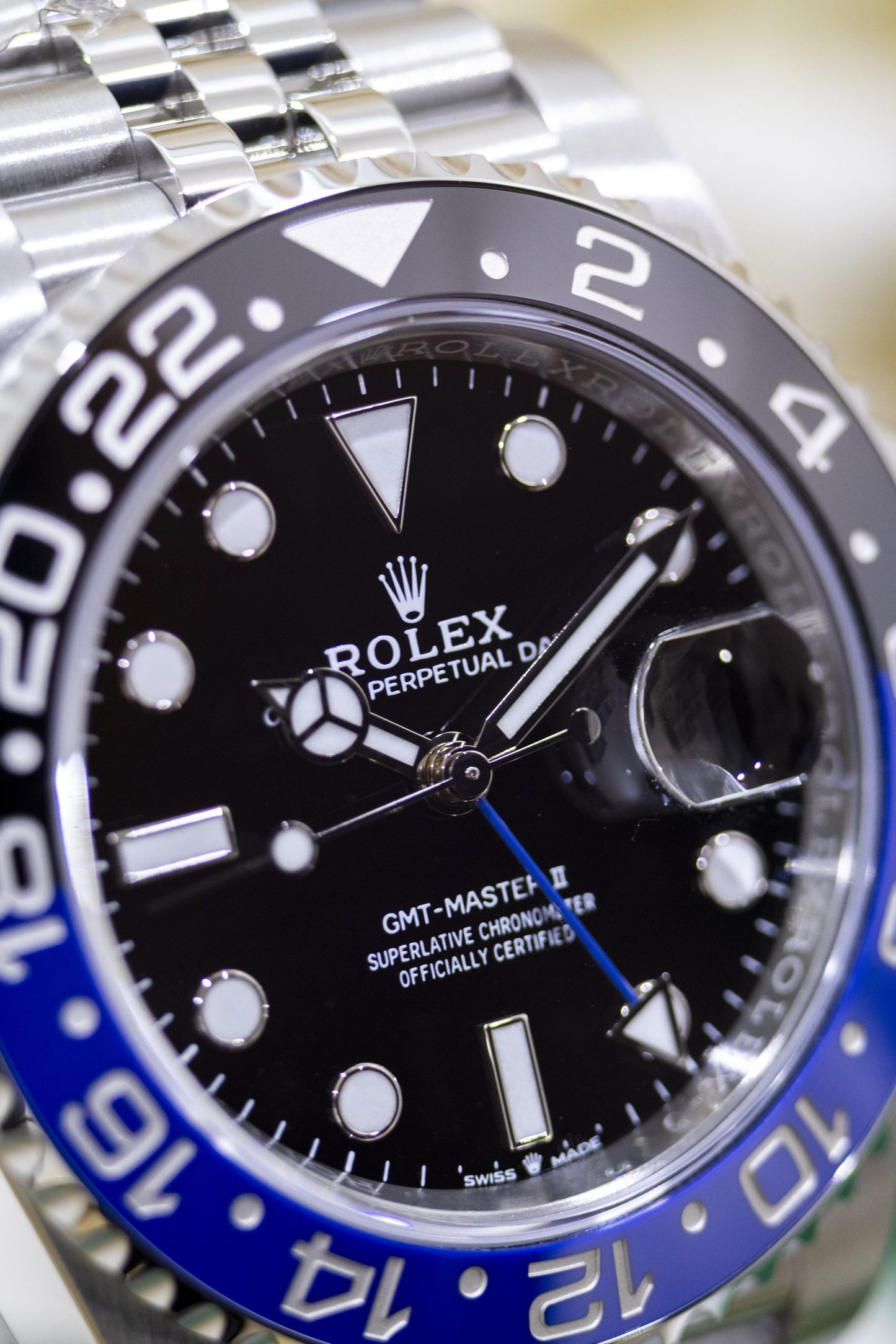 Rolex GMT Master II “Batgirl” Reference 126710BLNR