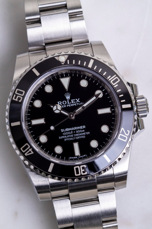 2019 Rolex Submariner No Date 40mm Reference 114060