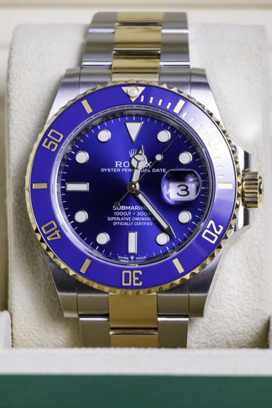 2022 Rolex Submariner Date 41mm “Bluesy” Two tone Reference 126613LB